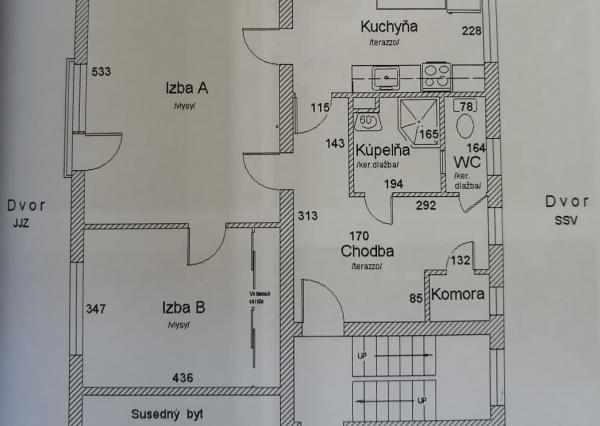Predaj 2i bytu na Suvorovovej ulici v Pezinku